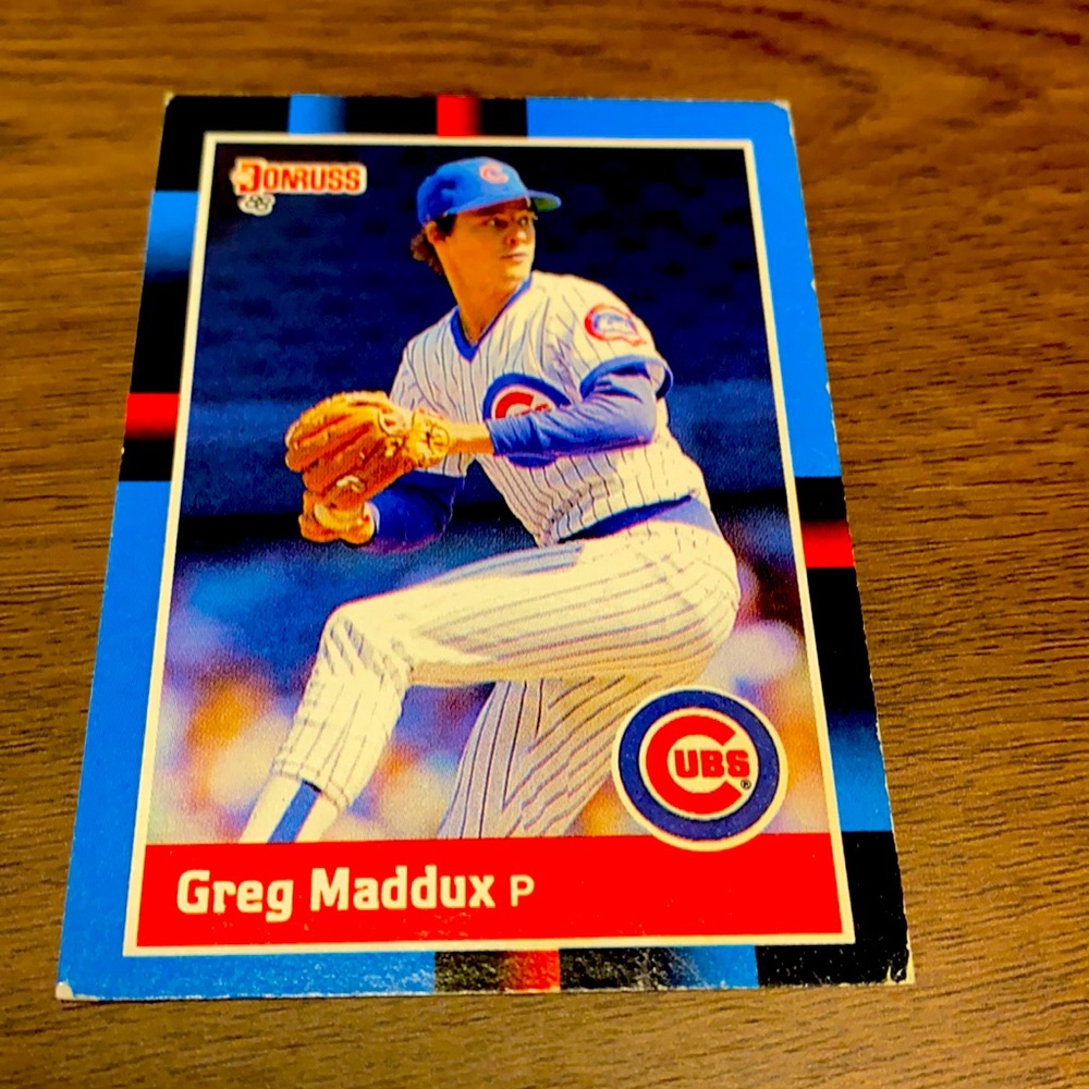 RARE GREG MADDUX DONRUSS 1987 card!!